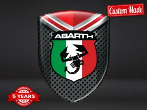 Fiat Abarth Bumper Sticker Printing Style Premium Customizable